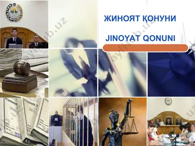 jinoyat qonuni — PPT