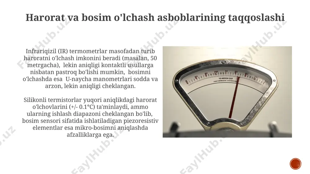 bosim va harorat o‘lchash vositalarini qiyoslash - Page 4