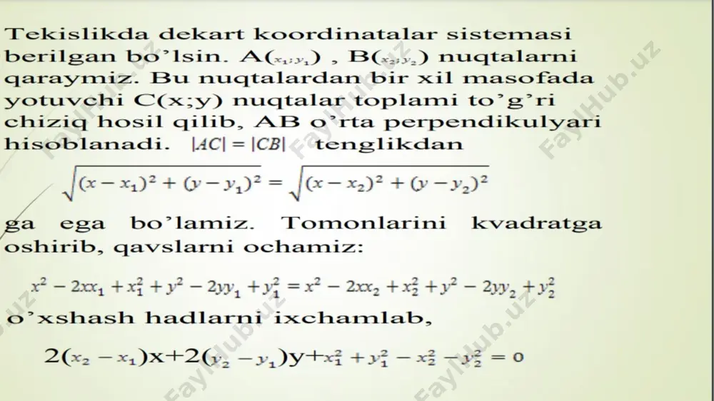 to'g'ri chiziqning umumiy tenglamasi - Page 4