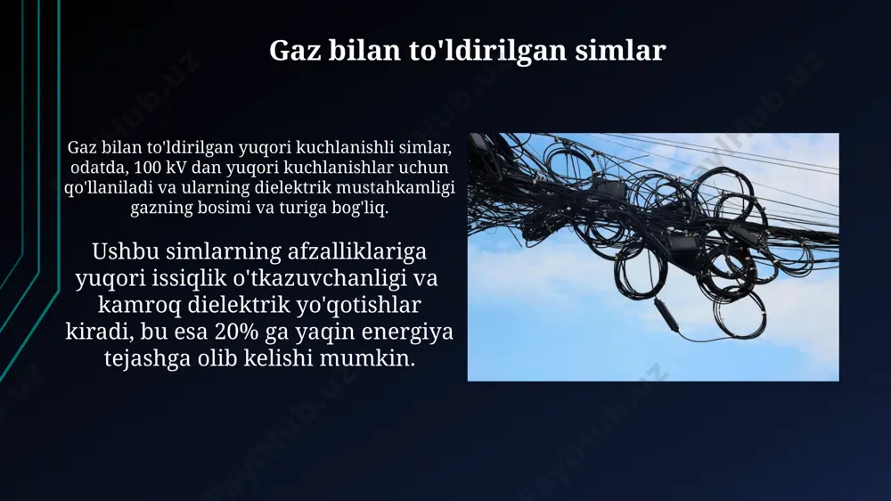 yuqori kuchlanish kabellarining turlari - Page 5