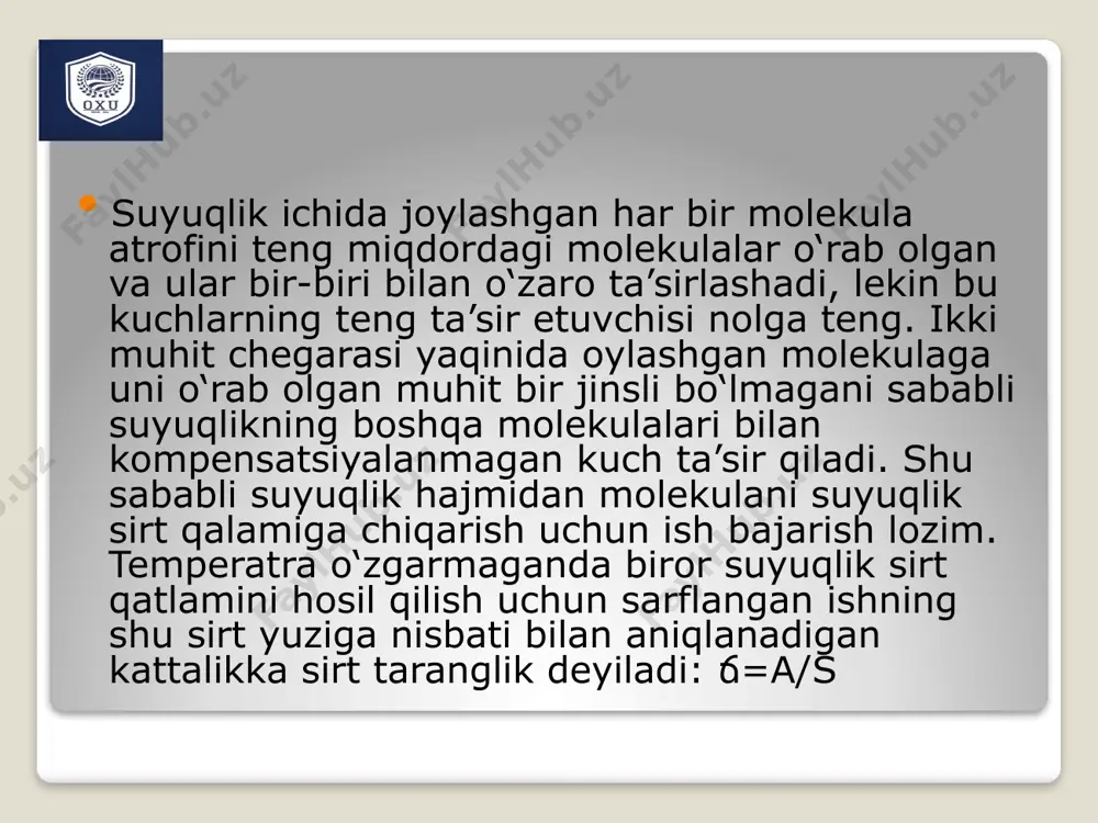 chiqaylik. agar havo pufakchasining turli tomonida suyuqlik bir xilda ta’sir ko‘rsatayotgan bo‘lsa, havo pufakchasi ikkala tomoni ham bir xil egrilik radiusiga ega bo‘ladi . agar pufakchaga tomonlardan biri ortiqroq bosim bilan ta’sir etsa, masalan, suyuqlik harakatida menisklar deformatsiyalanadi va ularning egrilik radiuslari o‘zgaradi ), havo pufakchasining turli tomonidagi qo‘shimcha δp bosim esa bir-biridan farq qiladi. bu hol havo pufakchalari tomonidan suyuqlikka shunday kuch ta’sir etishi natijasida suyuqlikni kapillyar naydagi harakat tezligi kamayadi yoki butunlay to‘xtab qoladi. bunday hodisalar odamning qon aylanish sistemasida ham yuz berishi mumkin qonga kirib qolgan havo pufakchalari kichik qon tomirlarini to‘sib qolishi va birorta organning qon bilan ta’minlanishidan mahrum etishi mumkin. gazemboliyasi deb ataladigan bu hodisa natijada jiddiy funksional shikastlanishga, hatto o‘limga olib kelishi mumkin. gaz emboliyasi yirik venalar jarohatlanganda hosil bo‘lishi mumkin; bunda qon oqimiga kirib qolgan havo pufakchasi qonning harakatlanishiga to‘sqinlik qiladi. venatomirlari ichiga turli xil dorivorlar quyishda havo pufakchalari kirib qolmasligi lozim. g‘avvoslar …
