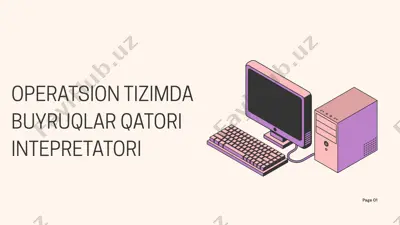 buyruqlar qatori intepretatori — PPTX