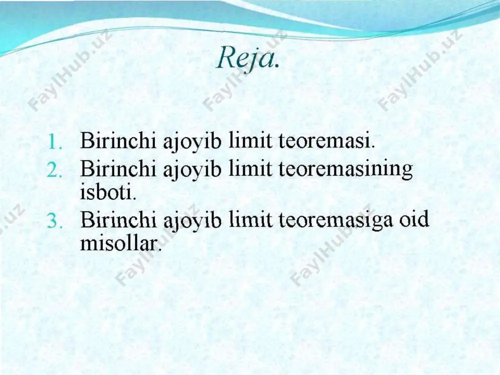birinchi ajoyib limit - Page 2