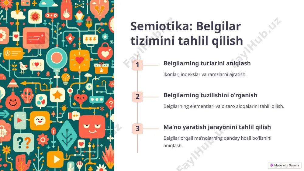 falaristika va semiotika: vazifalar - Page 5