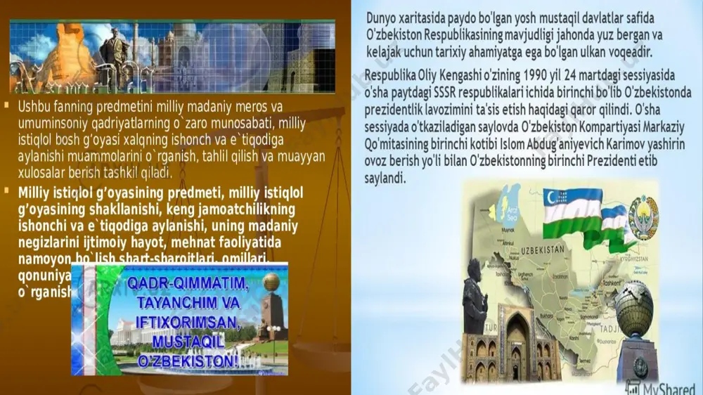 o’zbekistonda jamiyatning yangilanishi jarayonidan madaniy merosga munosabat - Page 4