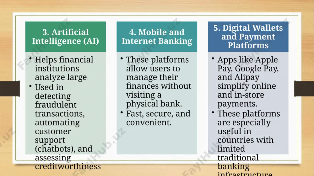 ways of implementing digital technologies in the financial system and global experience - Page 5