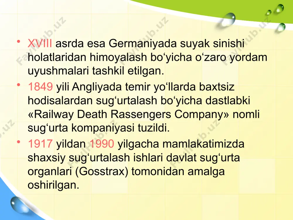 shaxsiy sug‘urtaning mazmuni va turlari - Page 5
