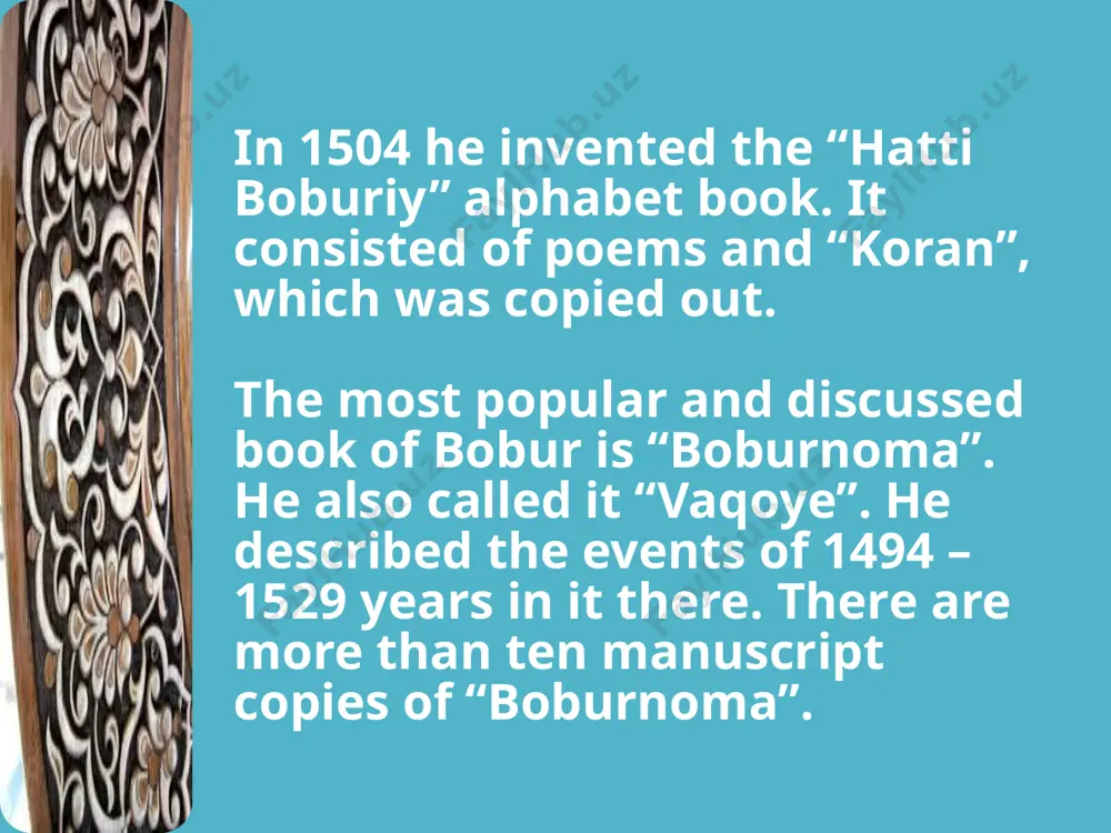 zahiriddin muhammad bobur - Page 5
