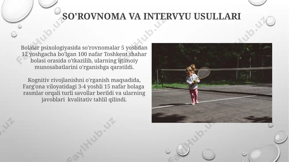 bolalar psixologiyasining metodlari - Page 5
