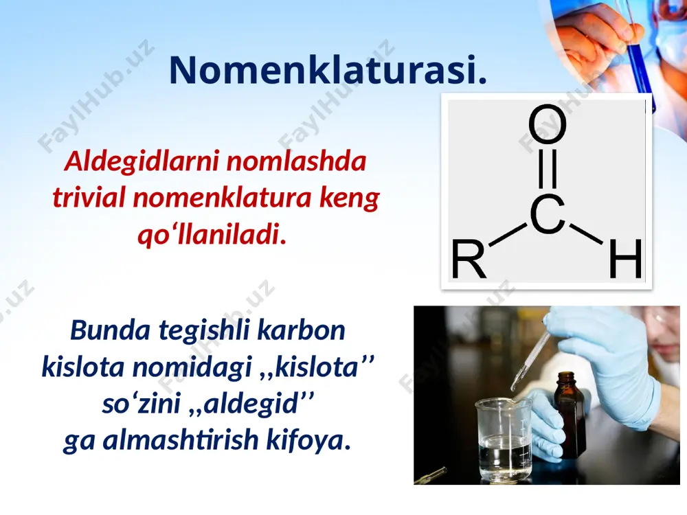 oksobirikmalar. aldegidlar. olinishi va xossalari - Page 4