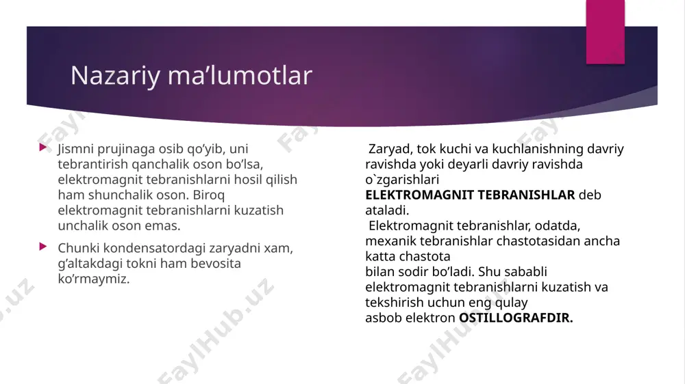 erkin elektromagnit tebranishlar - Page 2