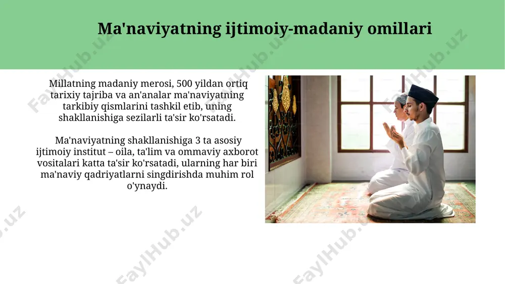 ma’naviyatning ijtimoiy-madaniy omillari - Page 3