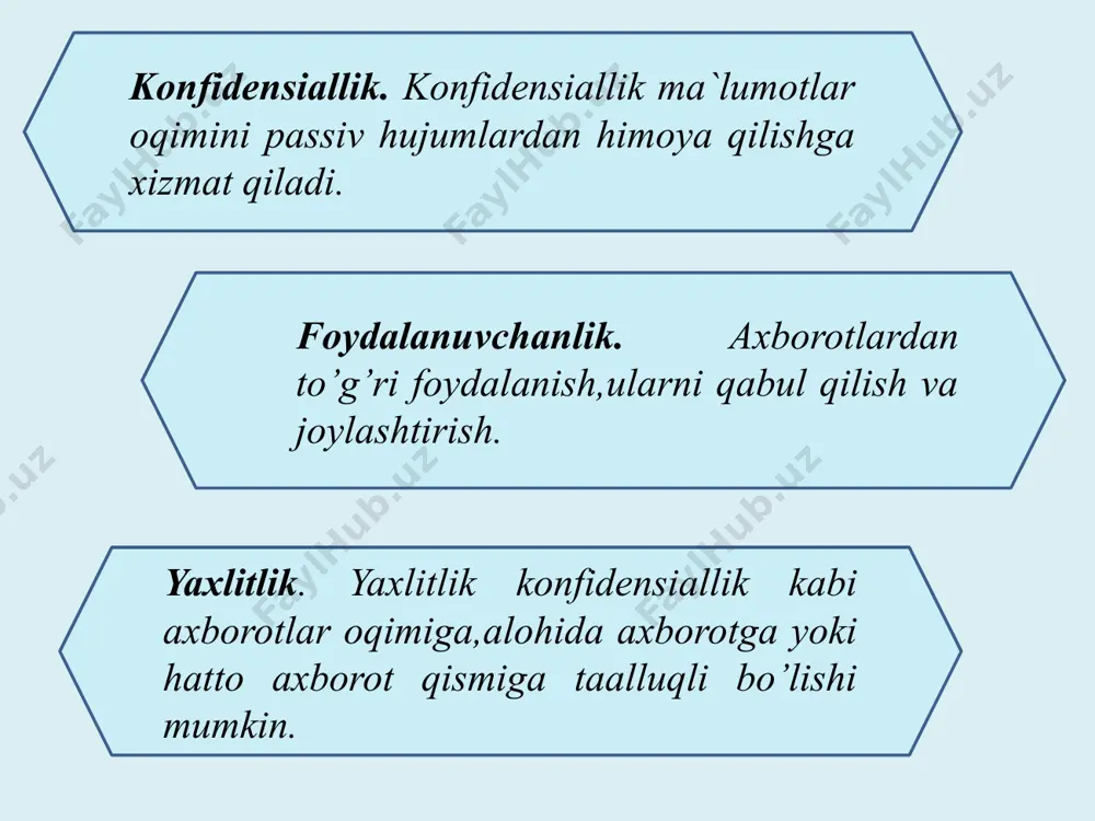 axborot xavfsizligini ta'minlashning usullari - Page 5