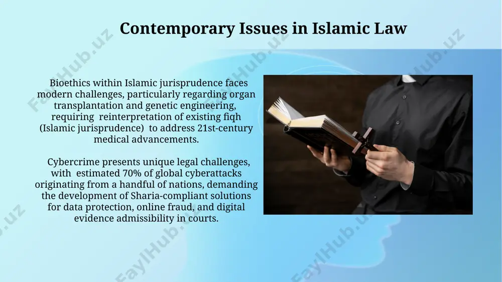 hts principles, influencing legal systems in over 50 countries. family law in islam polygyny, permitted in islam under strict conditions (up to four wives with just treatment and financial fairness ensured), is a contentious aspect of islamic family law, frequently debated in modern interpretations. islamic family law emphasizes the concept of mahr, a mandatory bridal gift from the groom to the bride, often specified in a marriage contract, ranging from a symbolic amount to significant assets, showcasing the bride's financial security. thank you for your attention @taqdimot_robot image2.jpg image3.jpg image4.jpg image5.jpg image6.jpg image7.jpg image8.jpg image9.jpg image10.jpg image1.png