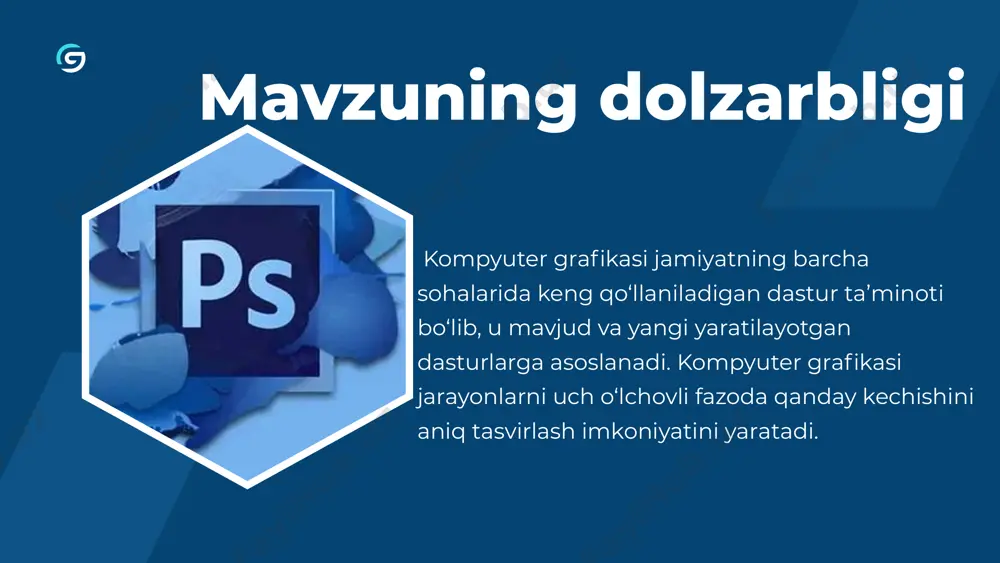 grafik fayllarni eksport va import qilishda adobe photoshop dasturining ijobiy jihatlari - Page 3