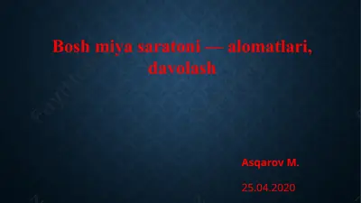 boshmiyasaratonisabablari — PPTX