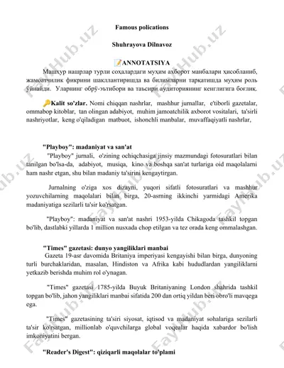 playboy — DOCX