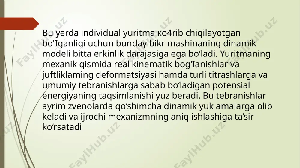 elektr yuritmalarning mexanik qismlarini elementlarini tahlili - Page 4