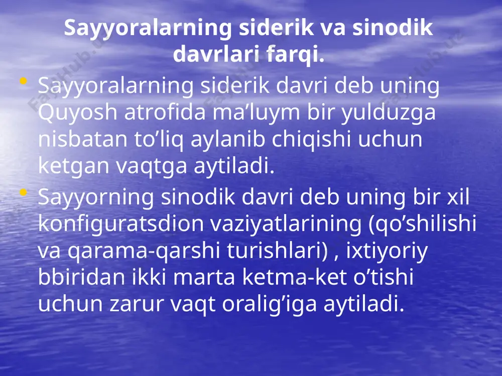 quyosh sistemasida sayyoralarning tabiatini kompleks o’rganish - Page 5