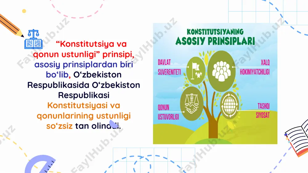 o‘zbekiston respublikasida konstitutsiya va qonunning ustunligi - Page 3