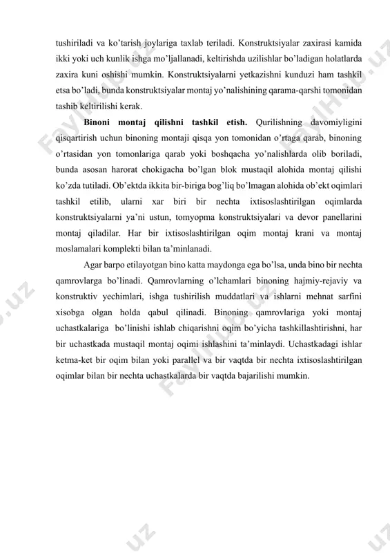 bir qavatli sanoat binosini montaj qilishda ustunlarni hisoblash - Page 4
