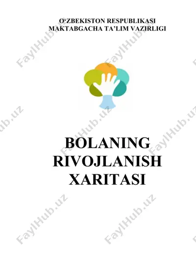 bolaning rivojlanish xaritasi — DOCX