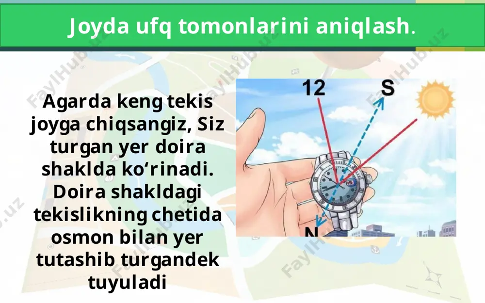yo‘nalish azimuti va masofani o‘lchash 5 -sinf - Page 4