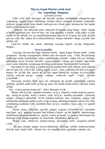 asqad muxtor-yetuk nosir — DOCX