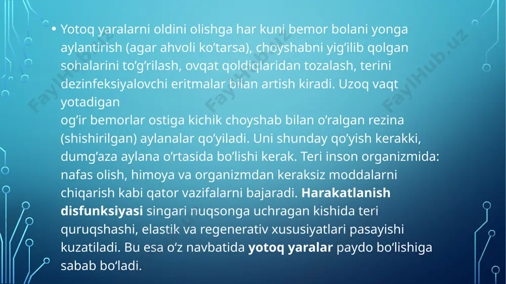 yotoq yaralarni davolash va profilaktikasi - Page 5