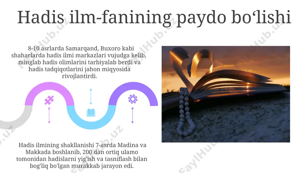 hadis ilmining paydo bòlishi va hadislardan foydalanish yo'llari - Page 5