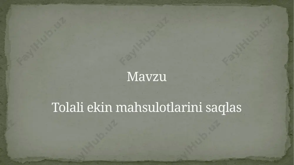 ahon miqyosiga ko‘tarish va yetishtirilayotgan paxtaning asisiy qismini o‘zimizda qayta ishlab, paxta tolasini sotishda barcha ishlarni vositachilarsiz amalga oshirishni tashkil qilish ko‘zda tutilgan. «paxta» yarmarkasida jahonning 35 dan oshiq davlatlaridan vakillar va eng yirik mutaxassislar tashrif buyurishadi. ular o‘z bilim va tajribalari bilan o‘rtoqlashadilar, sohada bajariladigan kelgusi ishlar rejasi kelishib olinadi paxtadan to‘qilgan gazlamaning sifatli bo‘lishi, birinchi navbatda tolaning muayyan darajada moslashgan texnologik xususiyatlariga, ya’ni uning uzunligiga, pishiqligiga, ingichkaligiga, nisbiy uzulish kuchiga bog‘liq. tola qanchalik ingichka, pishiq va uzun bo‘lsa, shunchalik qimmatli bo‘ladi, undan eng yaxshi gazlamalar to‘qiladi. paxta tolasidan turli xil mahsulot olinishini ko‘zda tutgan holda to‘qimachilik sanoati tolaga va undan olinadigan mahsulotga bir qancha talablar qo‘ygan. to‘qimachilik sanoati o‘z rejasiga binoan tolaga sifat ko‘rsatgichlari bo‘yicha buyurtma beradi. yetishtirilayotgan paxta tolasi sifati jihatidan to‘qqiz tipga ajratiladi. har bir tip uchun alohida uzilish va shtapel uzunligi ko‘rsatkichlari belgilangan. bu ikki ko‘rsatgich tolani tiplarga ajratishda asosiy belgi hisoblanadi. bundan tashqari har …