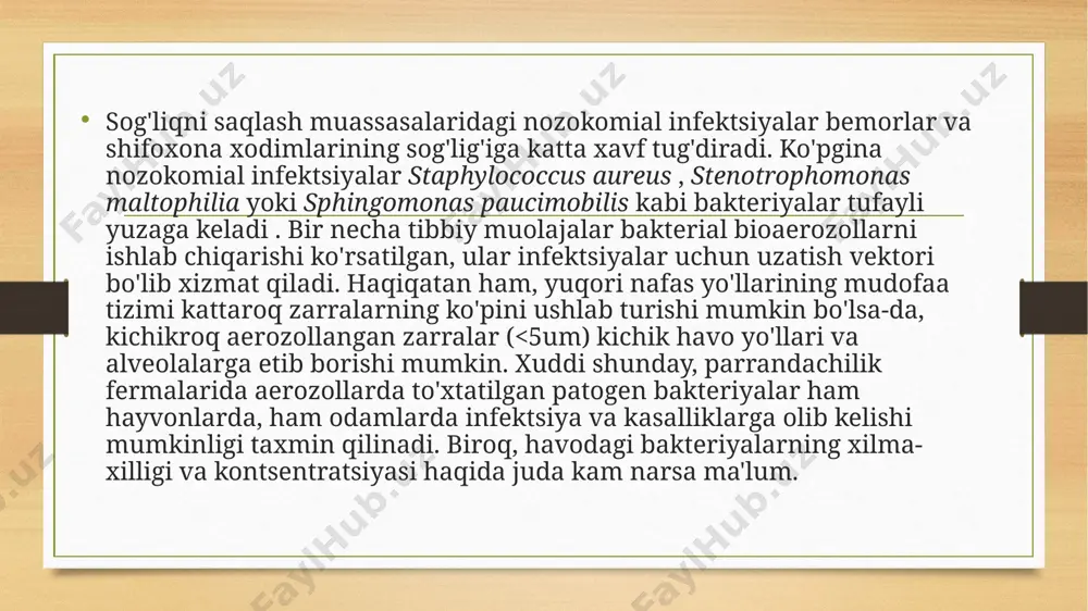 iy moddalar, kasallik belgilari, portlovchi moddalar va mikroorganizmlarni aniqlash uchun istiqbolli spektroskopik tahlil usuli hisoblanadi. yuqori sezuvchanligi, yuqori aniqligi, tezkor ma'lumotlarni yig'ish va spektroskopik barmoq izlari tufayli sers so'nggi yillarda patogenlarni aniqlash va identifikatsiya qilishda foydalanish uchun katta e'tiborni tortdi. metall nanozarrachalardagi dimerlar va klasterlar o'rtasidagi bog'lanish joylarida agregatsiya kuchli elektromagnit maydon kuchayishini keltirib chiqaradi, bu "issiq nuqtalar" effekti deb nomlanadi. hozirgacha sers sensorlari yordamida bakteriyalarni aniqlashning ikkita asosiy usuli yorliqsiz va yorliqlarga asoslangan strategiyalardir. yorliqsiz usul to'g'ridan-to'g'ri bakterial hujayralar yoki bakterial metabolitlarning asl raman signalini ichki tebranish barmoq iziga asoslangan holda aniqlaydi. ushbu usul ko'pincha raman spektrlaridagi farqlarni tahlil qilish uchun statistik algoritmlar yordamida ma'lumotlarni qayta ishlash orqali patogenni aniqlash uchun ishlatiladi. yorliqsiz strategiya oddiy va o'tkazish oson; ammo, bakteriyalarning asl raman signali zaif bo'lib, uni yuqori darajada takrorlanadigan spektral ma'lumotlarni olish qiyin. yorliqlarga asoslangan bakterial aniqlashda raman signallari aniq va o'ta sezgir signallarni ishlab chiqaradigan sers teglarining raman …