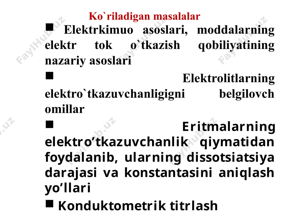 kislotalikdan, 0,8 sm/m bolishi kislotalik yoqligidan dalolat beradi. elektro’tkazuvchanlikni tibbiyotdagi ahamiyati elektromiografiya elektromiografiya zararsiz va og‘riqsiz muolaja, shuning uchun tayanch-harakat apparatining bioelektrik faolligini aniqlashda keng qо‘llanadi image1.wmf oleobject1.bin image2.png image3.png image4.png image5.png image6.png image7.png image8.png image9.png image10.png image11.png image12.wmf image13.wmf oleobject2.bin oleobject3.bin image14.jpeg image15.jpeg