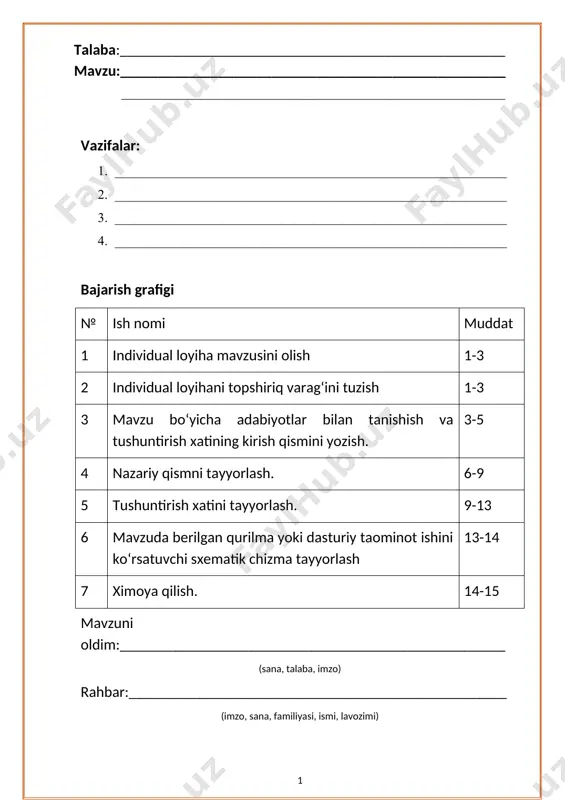 etish tamoyillari……………………………….24 2.2. pedagogik nazoratning maqsad va vazifalari……………………………….26 2.3. nazoratning har xil turlari va shakllarining xususiyatlari…………………..29 xulosa………………………………………………………………………..32 foydalanilgan adabiyotlar……………………………………………………….34 kirish maqolada ta'lim jarayonida ta'lim natijalarini baholashning an'anaviy va yangi usullarining afzalliklari va kamchiliklari muammolari ko'rib chiqiladi. nazorat - bilim, ko'nikmalarni aniqlash, o'lchash va baholash, o'quv dasturini o'zlashtirishning haqiqiy va rejalashtirilgan darajasi o'rtasidagi farqni aniqlashdan iborat bo'lgan ta'lim natijalarini dalillarga asoslangan tekshirish tizimi. nazoratning maqsadi bilim sifatini baholash va o'quv jarayonining keyingi rivojlanishini bashorat qilish va sozlash uchun ma'lumotlarni olishdir. nazoratni tashkil qilishda ushbu jarayonning o'ziga xos nazariy va uslubiy xususiyatlarini bilish va hisobga olish kerak. nazoratni tashkil etish tamoyillari asosida o'zaro bog'langan tarkib-vaqt bosqichlari ro'yxatini tuzish imkonini beradi. nazorat bosqichi turli nazorat usullarini tanlash bilan belgilanadi. nazorat usullari - ta'limning muvaffaqiyati, o'quv jarayonining samaradorligi to'g'risida ma'lumot olish uchun o'quv jarayonida qayta aloqani ta'minlaydigan usullar. zamonaviy didaktika og'zaki, yozma, amaliy, kuzatish va tekshirish usullarini ajratib ko'rsatadi. ayrim olimlar grafik va amaliy, …
