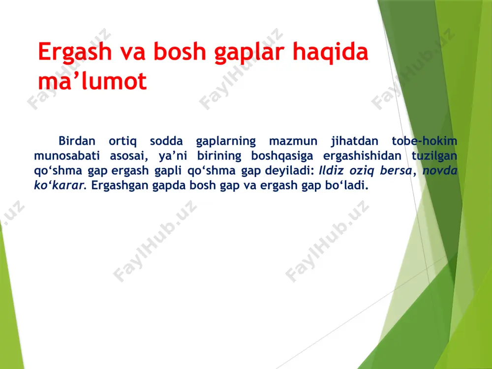 oʻzbek tilshunosligida qoʻshma gaplar tadqiqi va tasnifi - Page 5