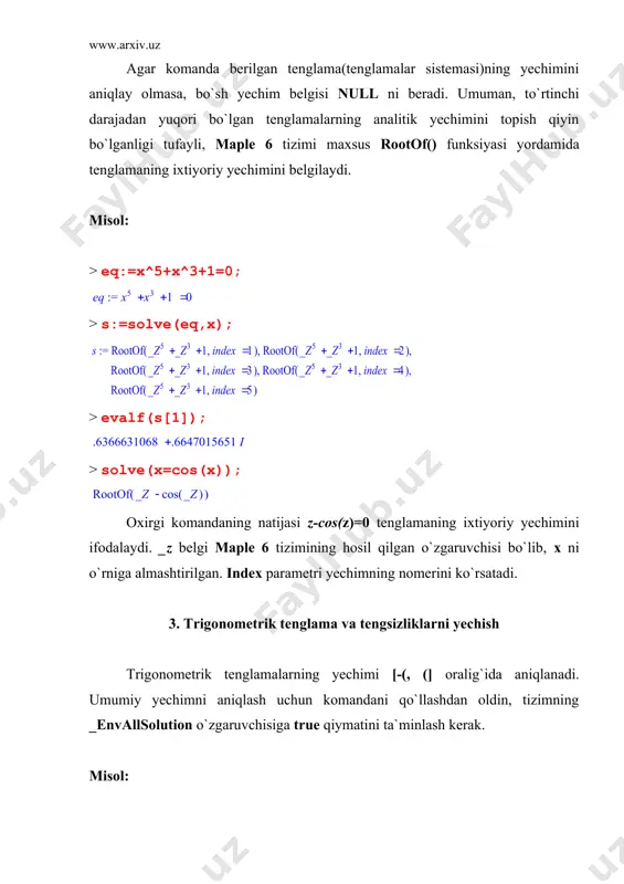 tenglama va tengsizliklarni yechish komandasi - Page 4