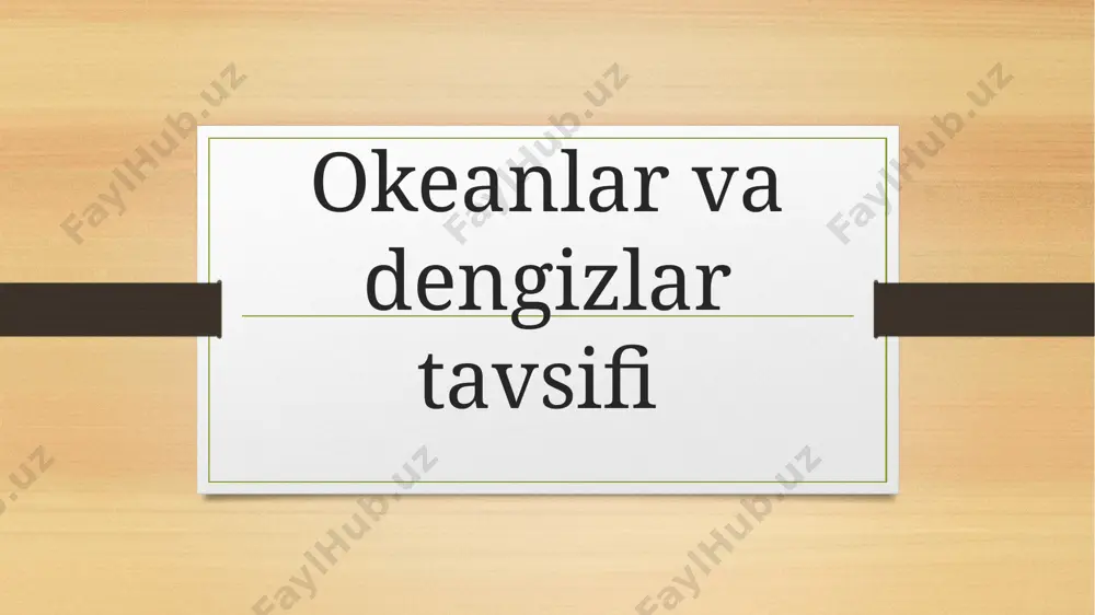 suv qalqishlari, shamollari sistemasiga, temperatura rrjimiga, tuzlarning tarqalishi qonuniyatiga, chuqurliklari va suv osti yotqiziqlari xarakteriga ega. olimlarning fikricha, „okean“ atamasi yu- noncha „qirg‘oqsiz dengiz“, „yerni aylanib oquvchi buyuk daryo“, degan ma’nolarni anglatadi. „dunyo okeani“ atamasini rus olimi y. m. shokalskiy 1917- yilda fanga kiritdi. yer shari- ning uzluksiz suvli qobig‘i dunyo okeani deb ataladi. dunyo okeani yer sharining 361 mln kv km maydonini egallaydi. suv yer yuzasining shimoliy yarimsharda 61 % ini, janubiy yarimsharda 81 % ini qoplagan. yer shimoliy, janubiy, g‘arbiy va sharqiy yarimsharlarga ajratilishidan tashqari, yana okeanlar yarimshari va materiklar yarimshariga ham bo‘linadi. okeanlar yarimsharida yer yuzining 90,5 % qismini suv qop- lagan dunyo okeanining qismlari dengiz, qo‘ltiq, bo‘g‘izlardan iborat. okeanlar bir-biridan geografik o‘rni, geologik tuzilishi, biologik xususiyatlari bilan farq qiladigan bir butun tabiat komplekslaridir. dengizlar — okeanning bir qismi bo‘lib, ular dunyo okea- nidan quruqlik yoki orollar, yarimorollar va suvosti relyefining ko‘tarilgan joylari bilan ajralib turadi. o‘zining …