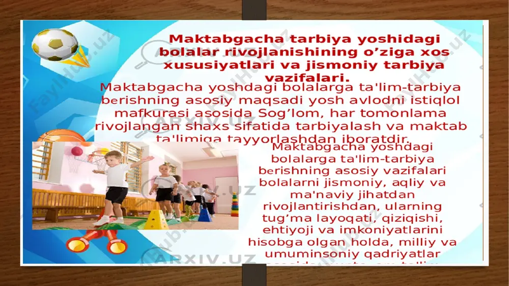 maktabgacha yoshdagi bolalar da jismoniy sifatlarni rivojlantirish - Page 5