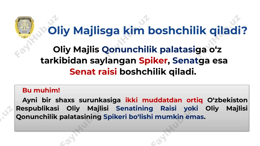 o‘zbekiston respublikasi oliy majlisi 2 - Page 5