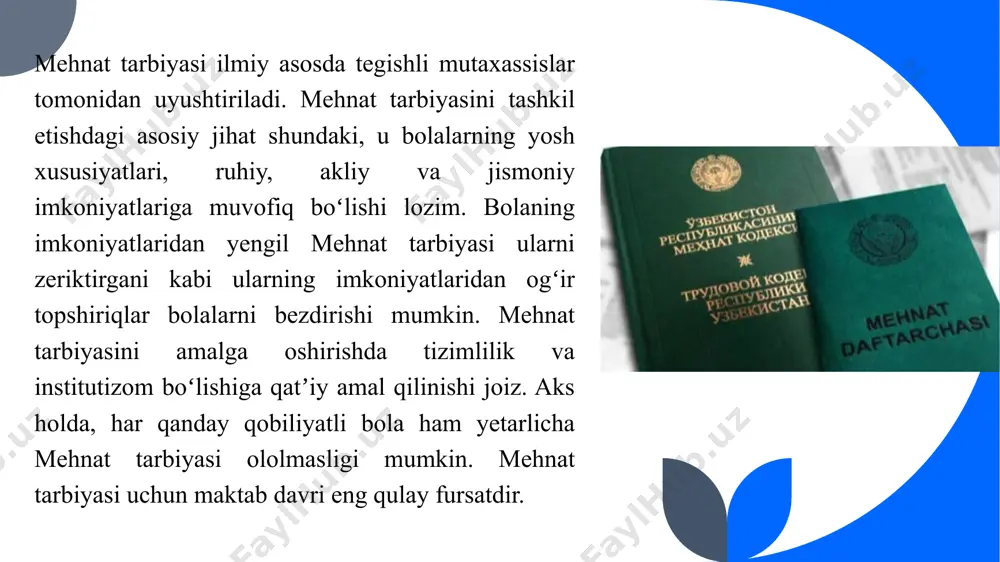 mehnat tarbiyasi - Page 4
