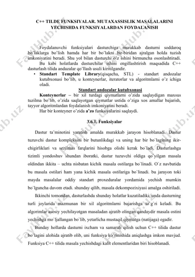 c++ tilde funksiyalar — DOCX