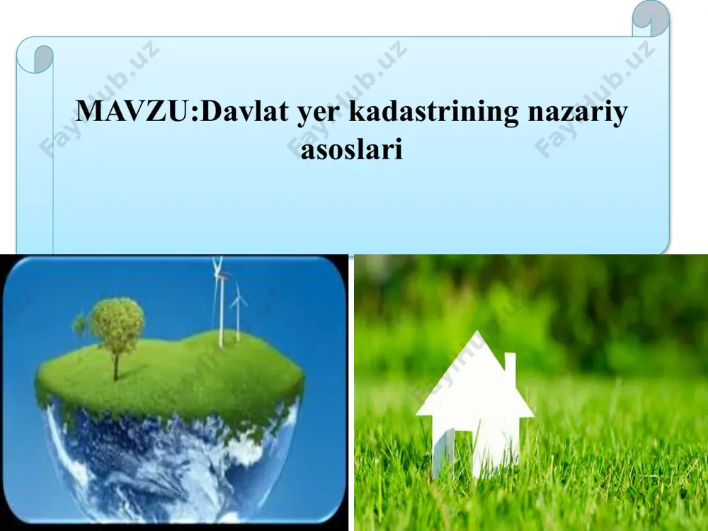 davlat yer kadastrining nazariy asoslari - Page 5