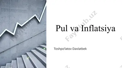 pul va inflatsiya — PPTX
