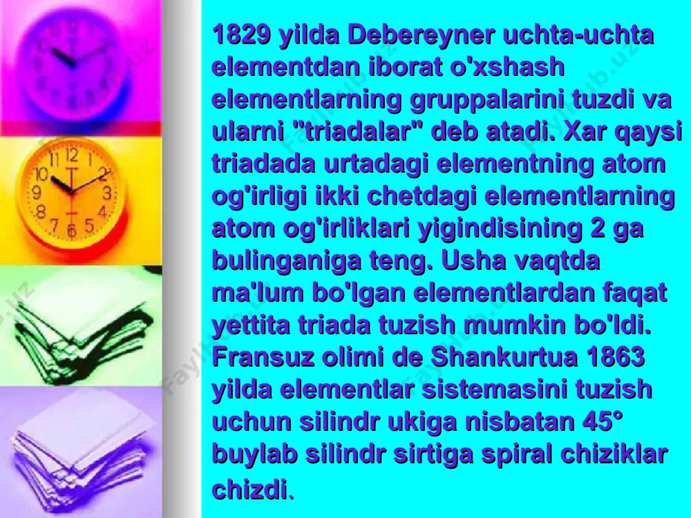 d.i.mendeleyevning elementlar davriy qonuni va kimyoviy elementlar davriy sistemasi - Page 5
