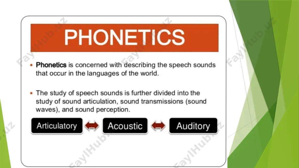 phonetics as a branch of linguistics - Page 5