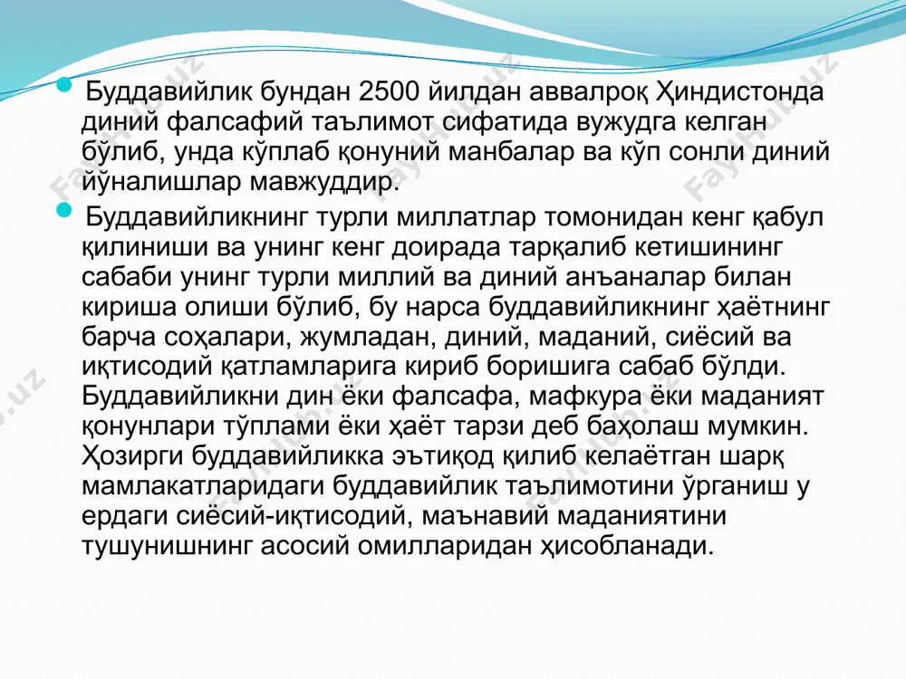 buddaviylik dinining kelib chiqishi - Page 5