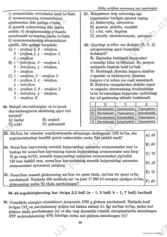 milly sertifikat namunaviy test topshiriglari - Page 5