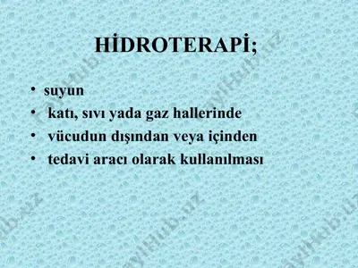 hidroterapi — PPT