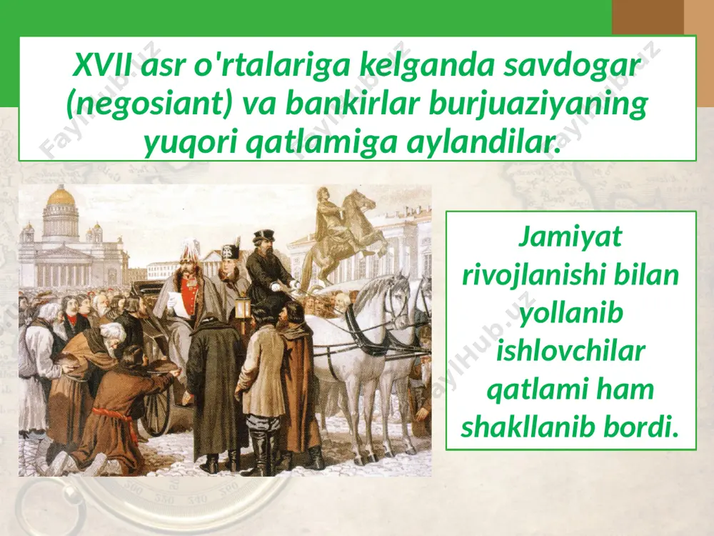 yangi davr boshlarida g'arbiy yevropa mamlakatlarida ijtimoiy-iqtisodiy hayot. 8- sinf - Page 4