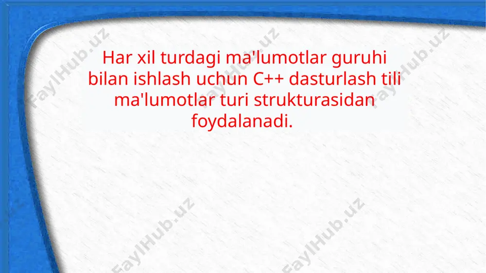 c++ dasturlashtilidagi murakkab toifalar (strukturalar) - Page 3